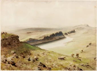 Crag Lough (bodycolour)